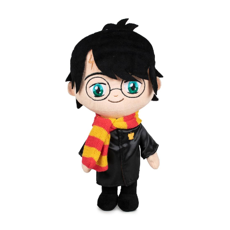 Harry potter plush wizard with gryffindors scarf 30 cm 